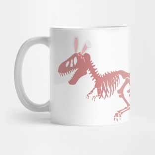 T Rex Fossil with bunny ears Mug